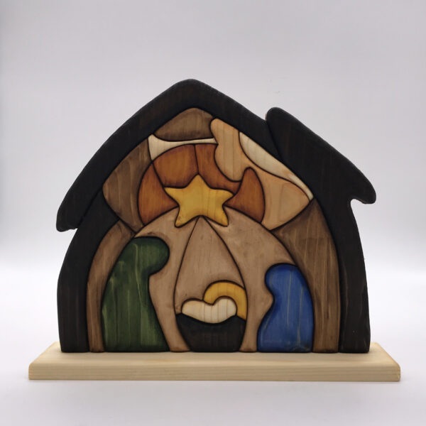 Presepe con capanna 1