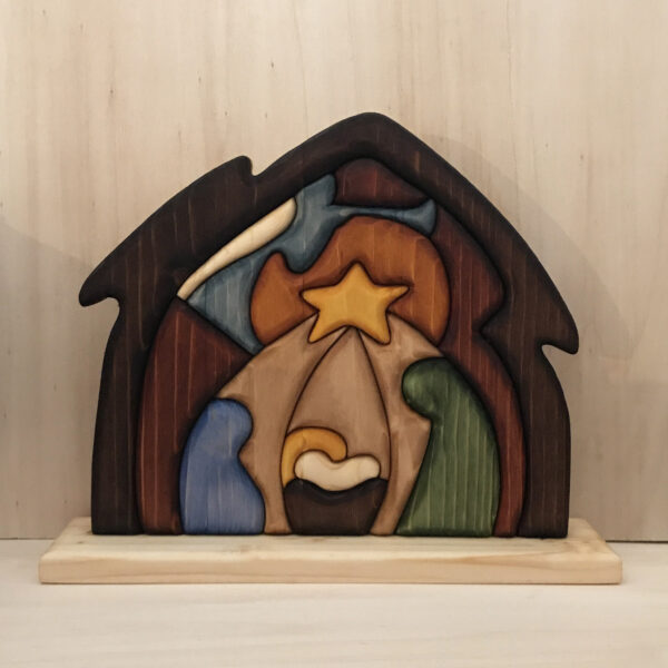 Presepe con capanna 1