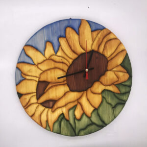 Orologio con girasoli