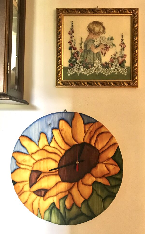 Orologio con girasoli