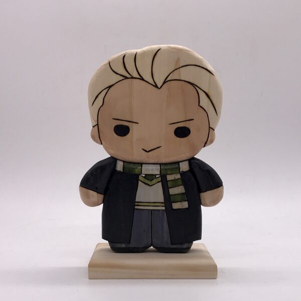 Personaggio Harry Potter - Draco Malfoy in legno creazione artigianale