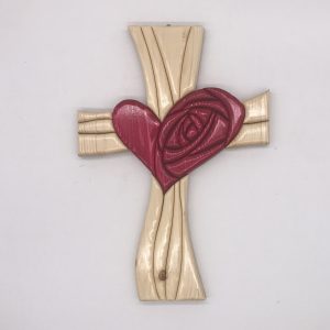 Croce con cuore 1