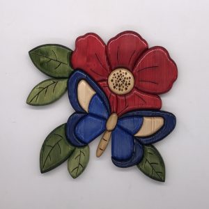 Dolce farfalla su fiore