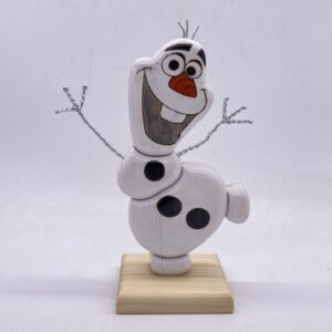 Olaf in legno creazioni artigianali