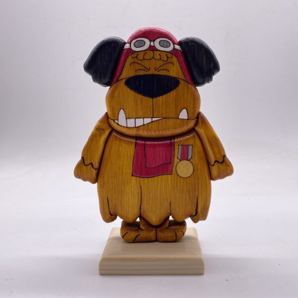 Muttley creato in legno creazione in legno