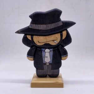 Daisuke Jigen in legno creazione artigianale