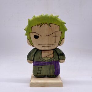 Roronoa Zoro in legno creazione artigianale