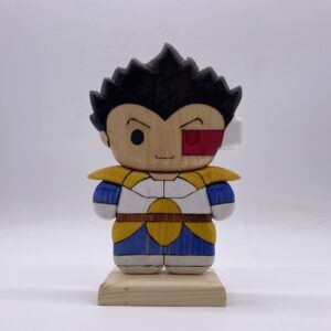 Vegeta in legno creazione artigianale