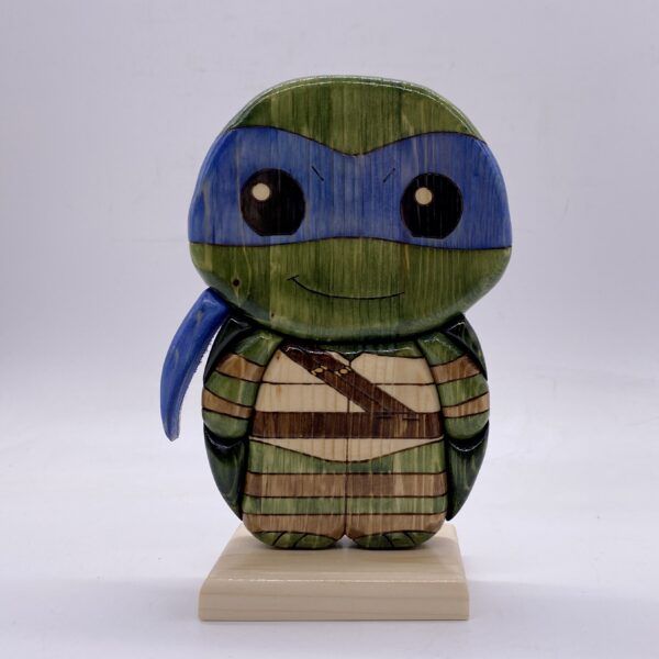 Tartarughe Ninja in legno creazione artigianale