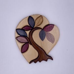 L'Armonia della Natura e dell'Amore: Albero della Vita a Doppio Cuore
