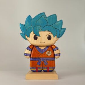 Goku Super Saiyan Blue: L'energia divina del blu per la tua casa